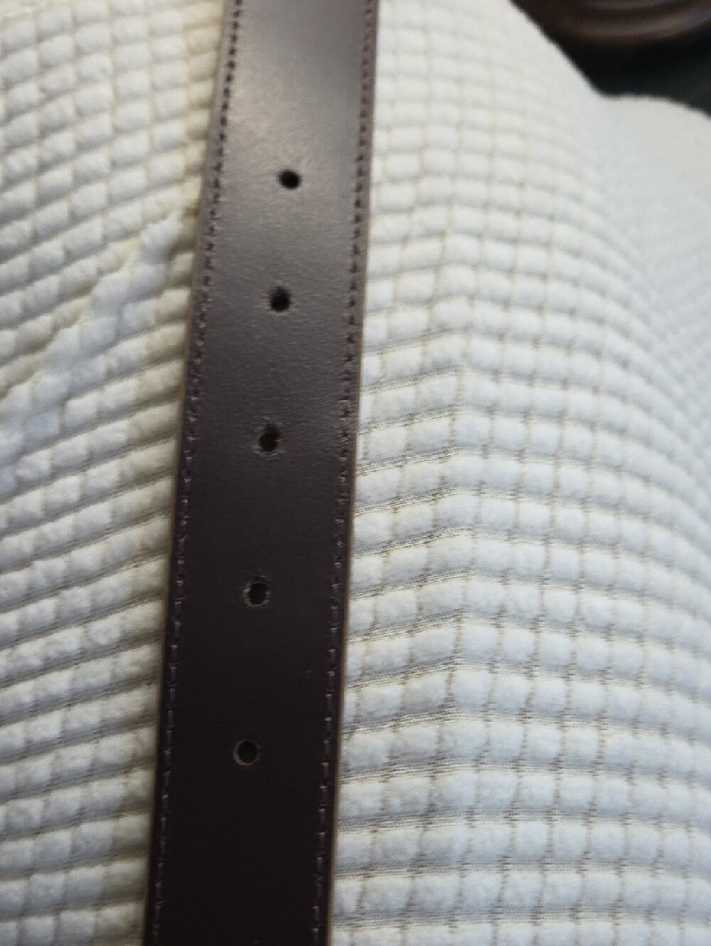 Sezane Thelma Brown Suede Belt with Twisted Gold Buckle EUC - Picture 10 of 10
